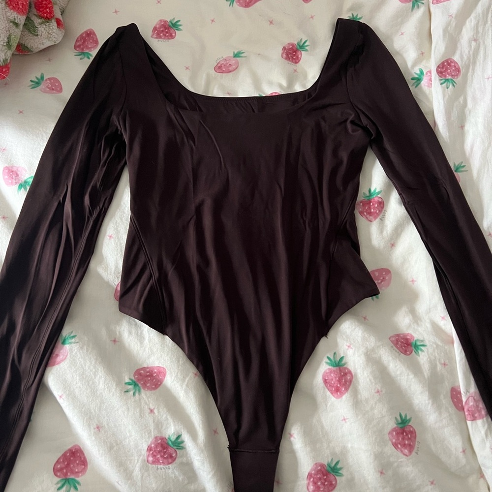 lululemon square neck softstreme bodysuit